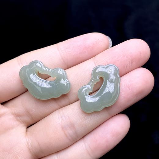 44760和田玉吊坠-且末蓝吉祥如意锁 商品图0