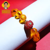 宋韶光大师 飞黄腾达【天珠包金款】黄色琉璃手链情侣饰物 商品缩略图4