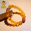 宋韶光大师 飞黄腾达【天珠包金款】黄色琉璃手链情侣饰物 商品缩略图2