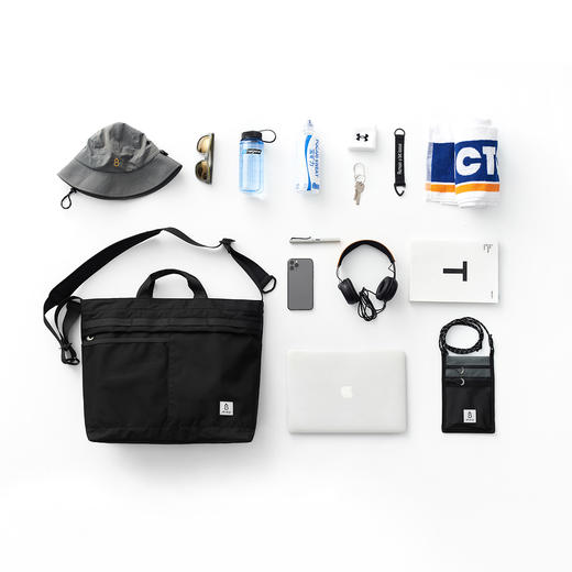 吃茶去chichaqu斜挎单肩包CORDURA尼龙手提大容量户外运动 商品图1