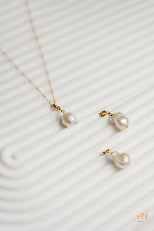 万能扣巴洛克珍珠吊坠+本色·巴洛克手链 商品图9