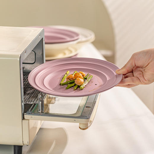 摩登主妇奶油风餐具碗碟套装家用2024新款碗筷盘子高级感菜盘汤碗 商品图4