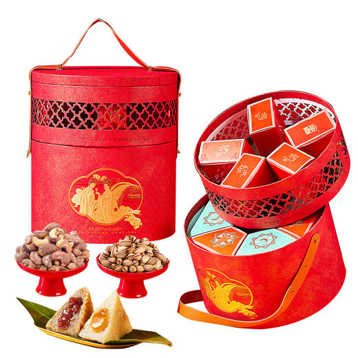 臻味&上新了故宫-1.237kg宫廷·锦礼礼盒#2024端午 商品图9