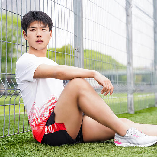 多威运动T恤男圆领衫跑步训练短袖运动服2232225 商品图2