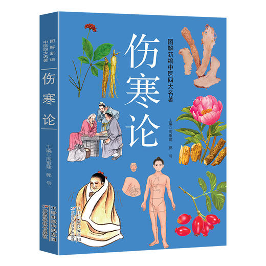 图解新编中医四大名著---伤寒论 商品图0