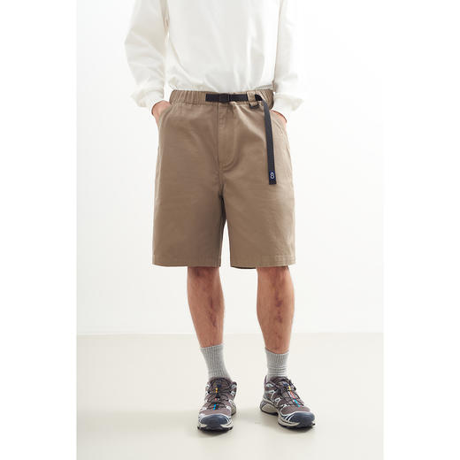 吃茶去chichaqu2024卡扣腰带短裤宽松休闲复古春夏男女百搭 商品图2