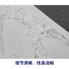 于非闇工笔画白描底稿《玉兰鹦鹉》临摹勾线高清打印稿YL28 商品缩略图4