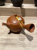 日本进口 常滑烧玉光作刻纹侧把茶壶 商品缩略图0