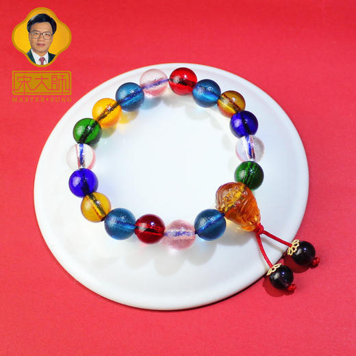 宋韶光大师 三通象头多彩色款高端版 九紫离火手链情侣饰物 商品图2