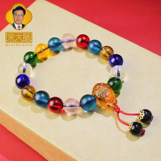 宋韶光大师 三通象头多彩色款高端版 九紫离火手链情侣饰物 商品图1