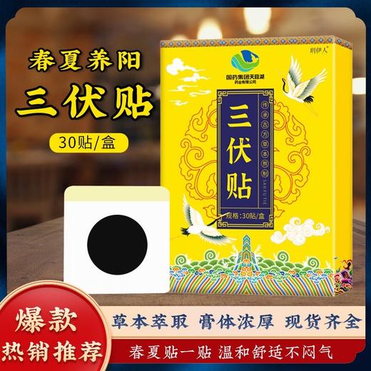 【国药集团，爆款三伏贴】三伏贴夏穴体位贴腰酸腿疼，三伏天家用艾草艾灸贴春夏三九贴艾灸艾草贴QQ 商品图0