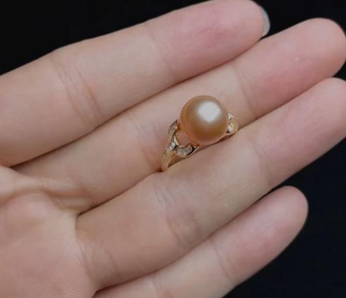 玉美人菲菲——珍珠戒指 商品图0