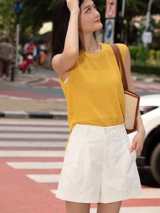 A字褶裥短裤 FCE2SOT198 商品图5