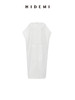 HIDEMI 度假系列极简一字领大口袋大廓形设计感水洗棉宽松式连衣裙 商品缩略图14