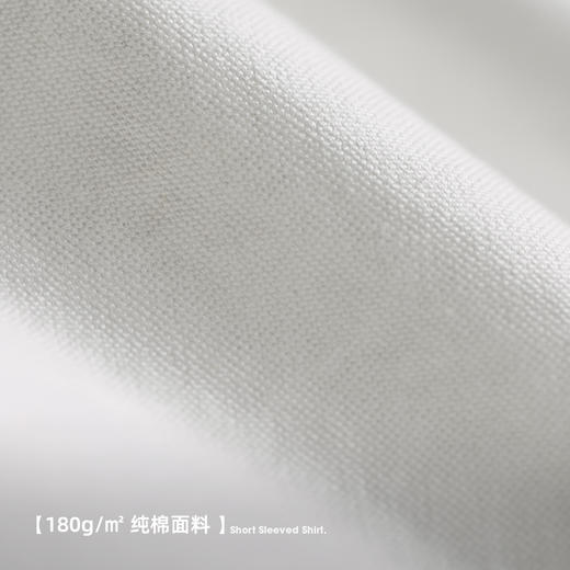 工装优选 美式复古oversize白色叠穿短袖衬衫宽松cityboy衬衣男潮 商品图2