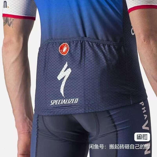 蝎子QUICK-STEP快步车队夏季男款短袖骑行服彩虹衫 商品图1