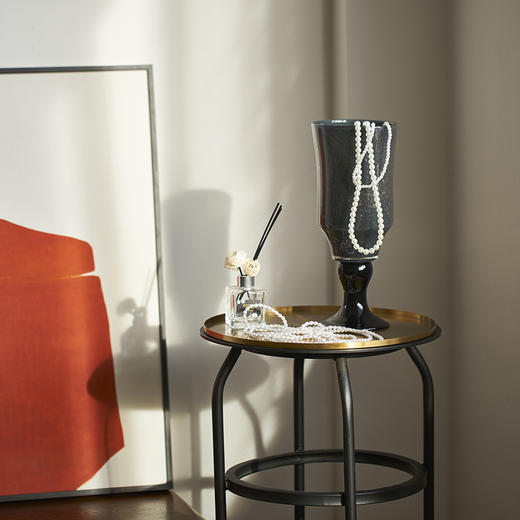 法式风灯玻璃花瓶复古中古风花器摆件 商品图12