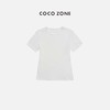COCO ZONE  女士简约圆领纯色内搭t恤 C80893 商品缩略图0