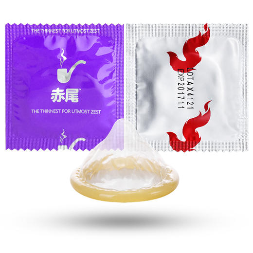 赤尾 超薄避孕套 男女用安全套 三合一24只装 计生成人用品 商品图3