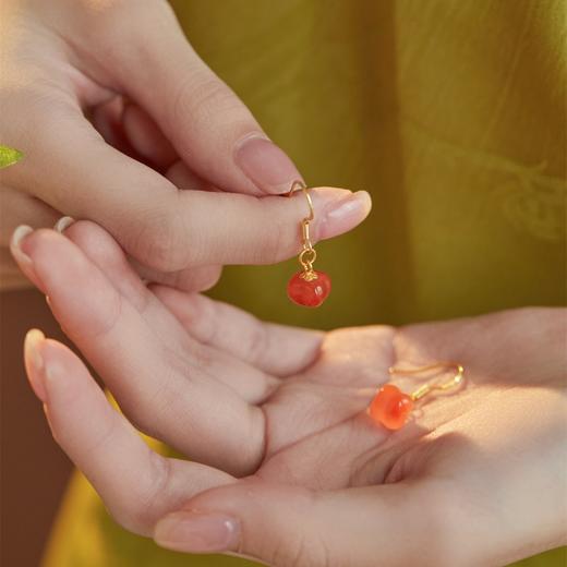 优选丨MS Lemuguet （铃兰珠宝）新中式樱桃南红玛瑙系列首饰 带证书礼盒 买2件送丝巾！ 商品图13