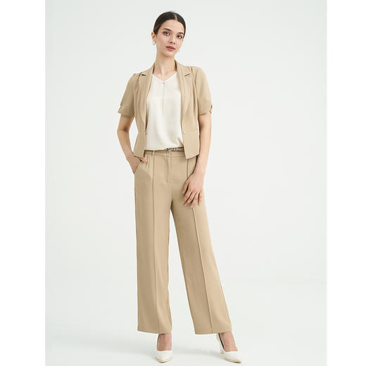 司歌背心净色v领知性百搭上衣ET891348Y 商品图1