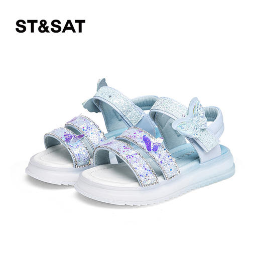 【童鞋】星期六梦幻甜美蝴蝶渐变亮面女童凉鞋SSC2135L01 商品图8