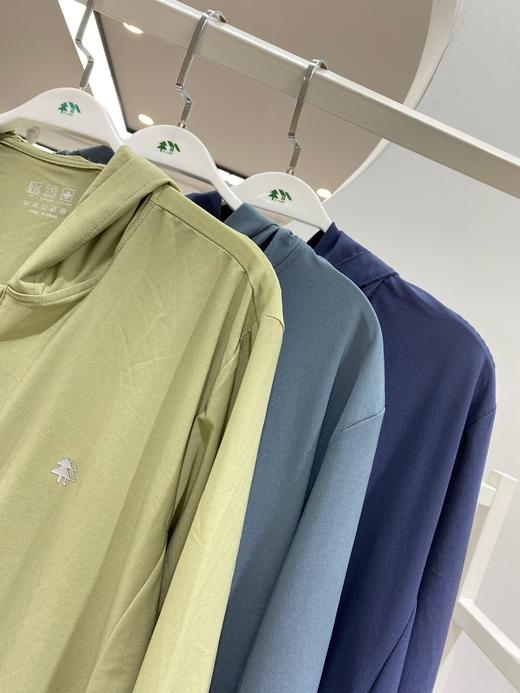 松植屋《晒不黑》男款抗光冰感防晒皮肤衣 医学防晒、晒不黑 防晒指数高达UPF50+、夏季防晒服轻薄透气连帽防紫外线外套 商品图6