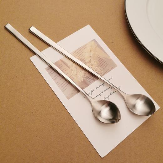 18/10不锈钢长柄调羹 磨砂 商品图3