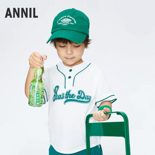 男童微宽松凉感T恤新款安奈儿童装实体店同款XB421687 商品图1