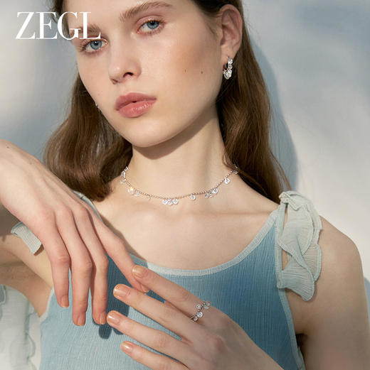 ZEGL设计师悸动星河戒指女轻奢高级感小众设计2024新款指环食指戒 商品图3