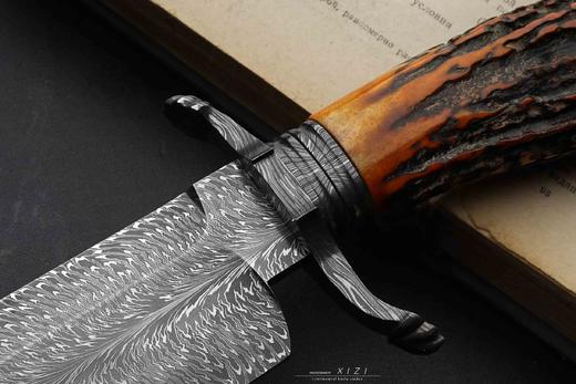 三希堂  现代刀系列  手锻羽毛博弈  未开刃 商品图4