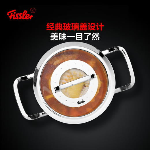 菲仕乐雅格菁选汤锅24cm（玻璃盖） 商品图1