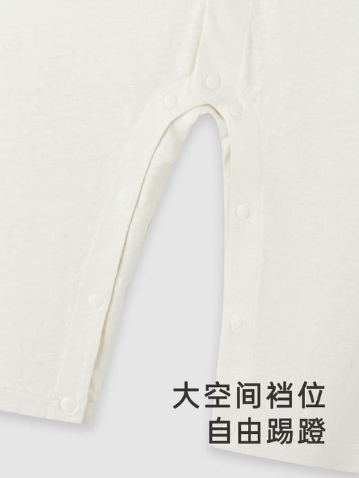 英氏国风童装婴幼儿抑菌连体衣春夏透气防螨爬服YLHAJ1Q010A 商品图4