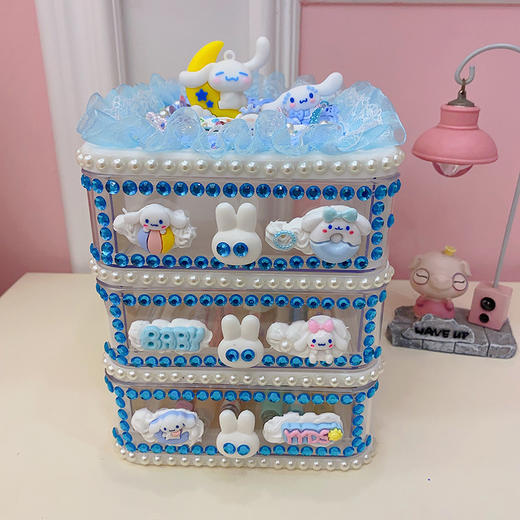 【超可爱❗️儿童益智百物收纳盒】透明可视，创意手工diy，奶油胶制作材料包小女孩玩具大号收纳盒新年礼物新年礼盒年货礼盒 商品图6