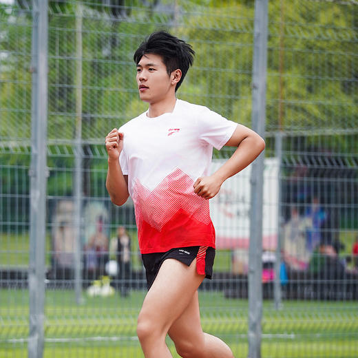 多威运动T恤男圆领衫跑步训练短袖运动服2232225 商品图4