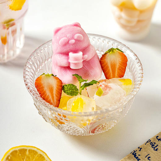 摩登主妇mototo熊猫冰块模具家用食品级硅胶冻冰格冰淇淋雪糕模具 商品图0