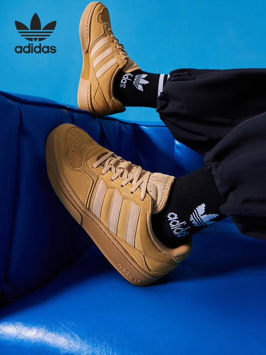 5折【自营】adidas/阿迪达斯  三叶草COURT REFIT男女复古板鞋 ID6070 商品图1