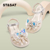 【童鞋】星期六闪钻蝴蝶包头透气软底凉鞋SSC2135L17 商品缩略图2