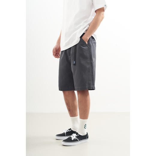 吃茶去chichaqu2024卡扣腰带短裤宽松休闲复古春夏男女百搭 商品图4