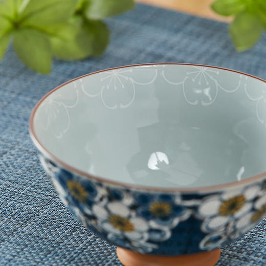 12.5cm饭碗 蓝雪梅 商品图0