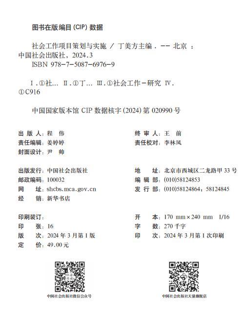 社会工作项目策划与实施 商品图4