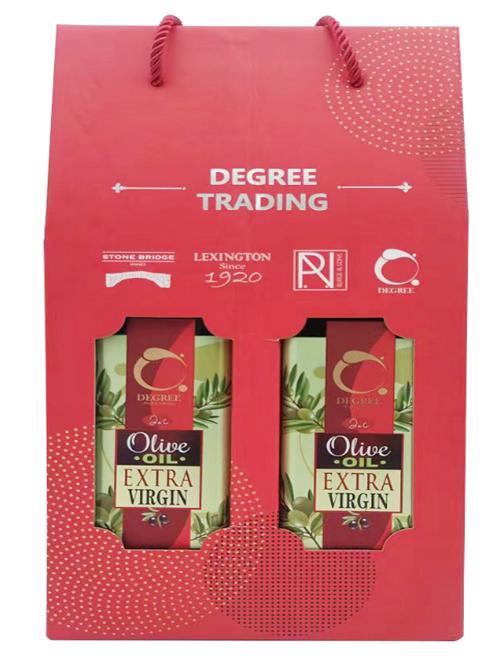 【THC】2024端午--礼盒装 红标特级初榨橄榄油750ML*2 商品图0