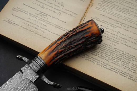 三希堂  现代刀系列  手锻羽毛博弈  未开刃 商品图5