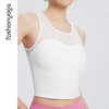 FC10256凡圣瑜伽运动背心女带胸垫短款专业防震网纱美背无袖t恤 商品缩略图5
