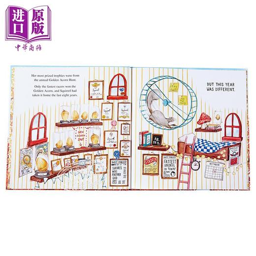 【中商原版】Katy Hudson 英文绘本3册 A Loud Winters Nap The Golden Acorn Perfect Birthday Recipe 商品图4