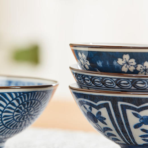 13cm饭碗5pcs套装 双印椿 商品图1