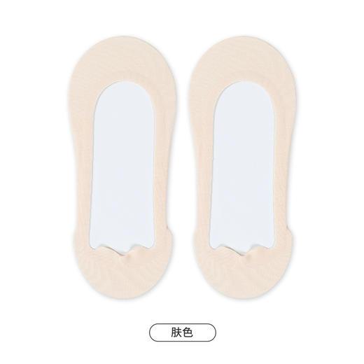 都市丽人简约系列隐形袜女锦纶袜子薄款隐形袜LC4CA4 商品图3