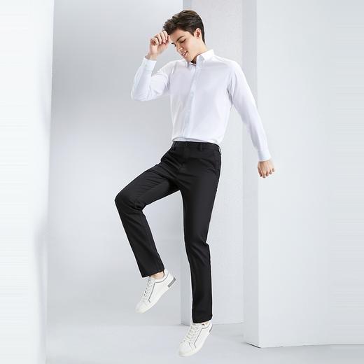 【含莱赛尔】柒牌男装休闲裤男2024春夏新款商务上班男士直筒长裤	126H72080 商品图3