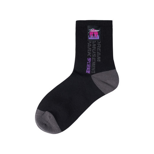 City Pop 凉感抗菌 中筒袜 商品图1