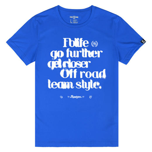 自由基地2024街头潮流元素设计越野e族口号个性短袖男士夏季T恤 NMT-2112 商品图5